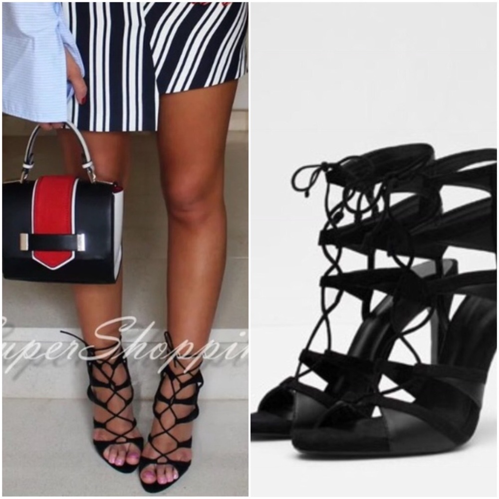 Zara black heels